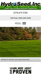 Mobile Screenshot of hydroseedinc.com